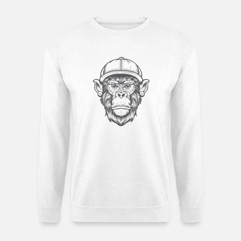 Funky Monkey - Unisex Sweatshirt - white