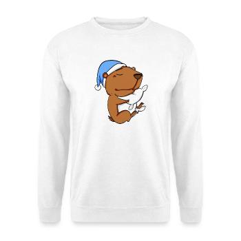 Capybara Wasserschwein - Unisex Pullover - Weiß - Vorne