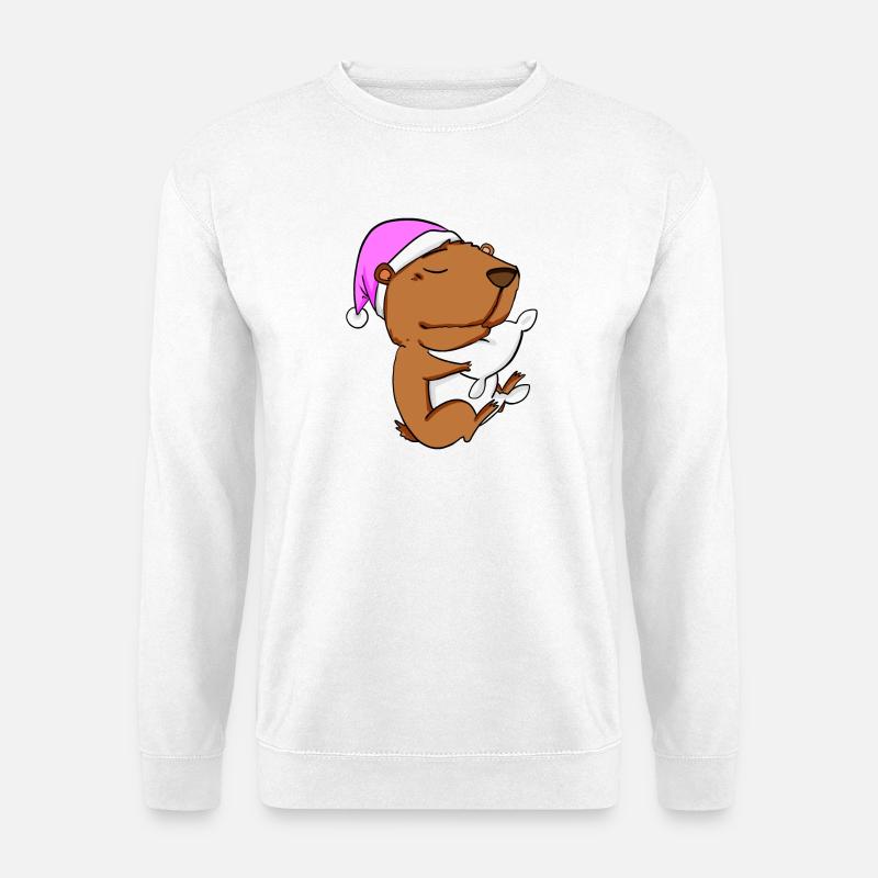 Capybara Wasserschwein - Unisex Sweatshirt - white