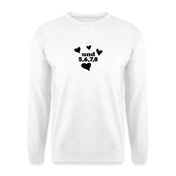 Tanzen Tanz Tanzkurs Rhythmus - Unisex Pullover - Weiß - Vorne