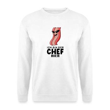 Chef Spruch lustig - Unisex Pullover - Weiß - Vorne