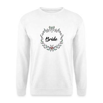 Bride Hen Party - Bride JGA - Sweat-shirt Unisexe - blanc - Devant
