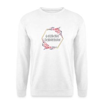 Weltbeste Bestatterin Bestattung Beruf Geschenk - Unisex Pullover - Weiß - Vorne