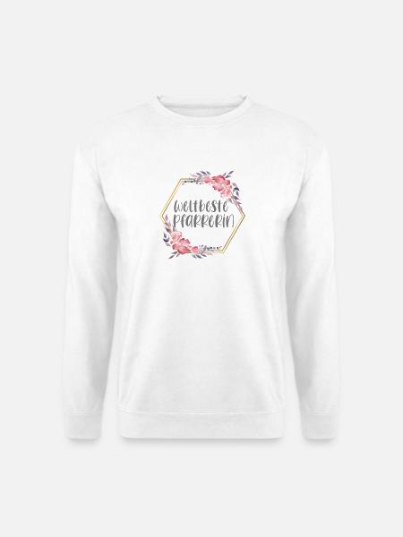 Weltbeste Pfarrerin Kirche Beruf Geschenk - Unisex Pullover - Weiß