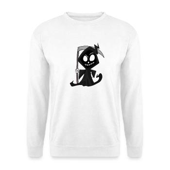 Grim Reaper with Scythe - Halloween - Unisex Sweatshirt - white - Front
