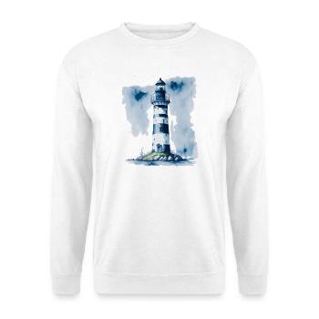 Leuchtturm - Unisex Pullover - Weiß - Vorne