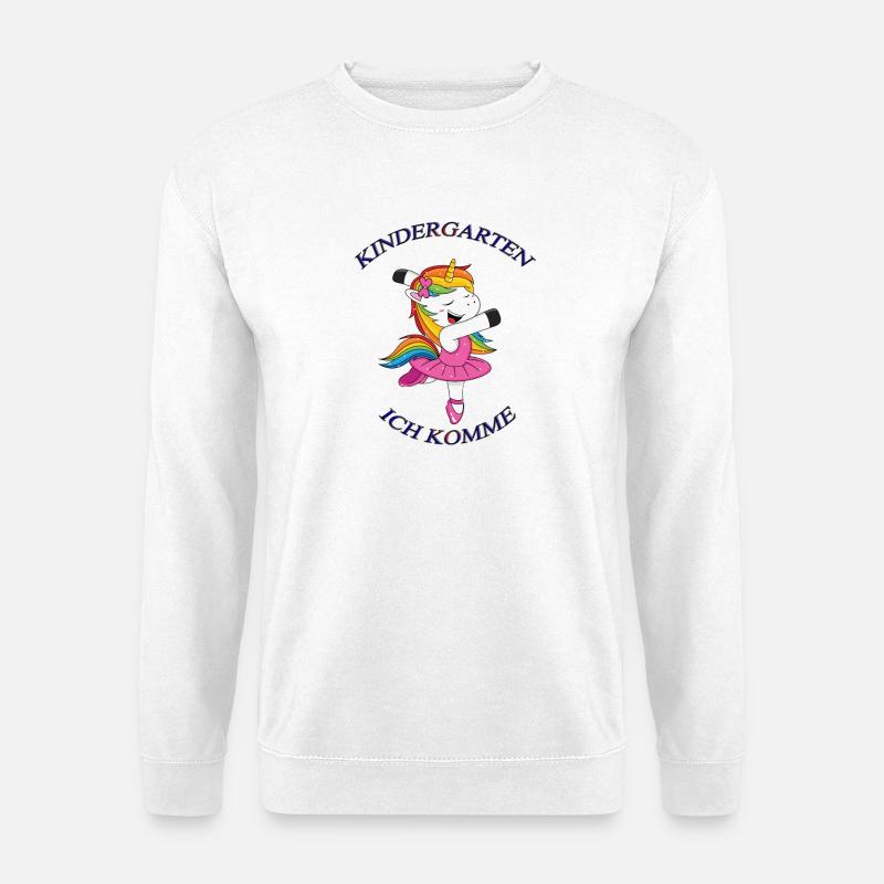 Kindergarten ich komme 1 - Unisex Pullover - Weiß