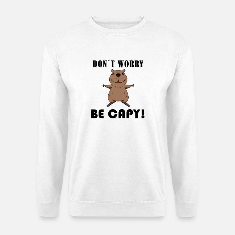 Capybara Capybara Gift - Unisex Sweatshirt - white
