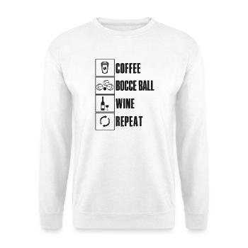 Bocce Spruch Bocce Ball mit Jack Bocci Game Bocce - Unisex Pullover - Weiß - Vorne