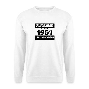 1957 - Jahrgang 1957 - Fantastisch seit 1957 - Unisex Pullover - Weiß - Vorne