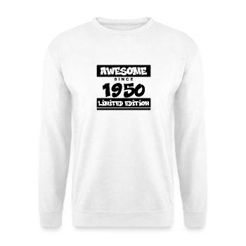 1950 - Jahrgang 1950 - Fantastisch seit 1950 - Unisex Pullover - Weiß - Vorne