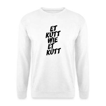 Köln Et Kütt Wie Et Kütt Kölner Grundgesetz Kölsch - Sweat-shirt Unisexe - blanc - Devant