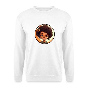 Lebendige Comic-Charakter Illustration - Unisex Pullover - Weiß - Vorne