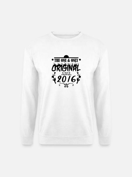 2016 - Baujahr 2016 - Jahrgang 2016 - Unisex Pullover - Weiß