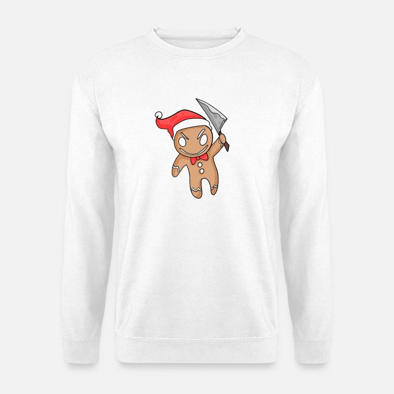 Evil Gingerbread Christmas - Unisex Sweatshirt - white
