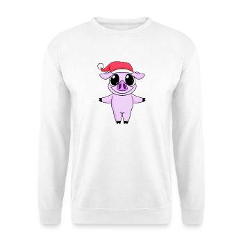 Pig Christmas - Unisex Sweatshirt - white - Front