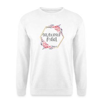 Salzburg Österreich Mädchen Heimat Geschenk - Unisex Pullover - Weiß - Vorne
