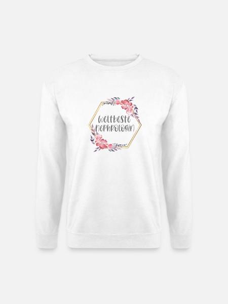 Nephrologin Ärztin Doktorin Beruf Geschenk - Unisex Pullover - Weiß