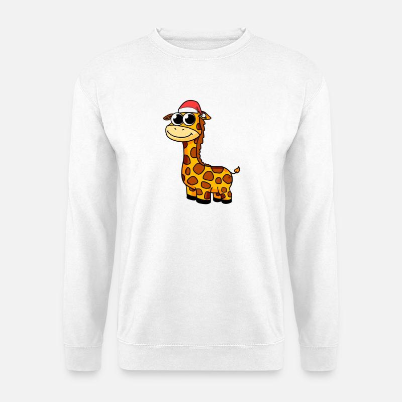 Giraffe Christmas - Unisex Sweatshirt - white