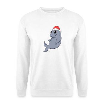 Dugong Weihnachten - Unisex Pullover - Weiß - Vorne