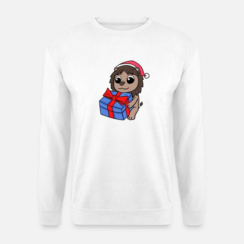 Leo Christmas - Unisex Sweatshirt - white