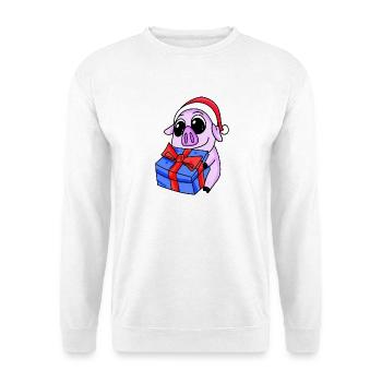 Pig Christmas - Unisex Sweatshirt - white - Front