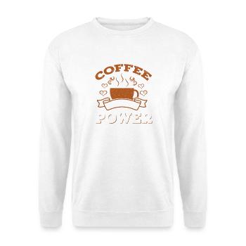 Coffee Give Me Power - Unisex Sweatshirt - white - Front