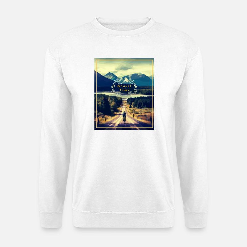Gravel Time - Gravel Time Adventures - Unisex Pullover - Weiß