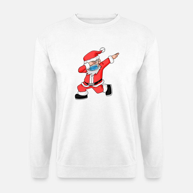 Weihnachtsmann Weihnachten - Unisex Pullover - Weiß