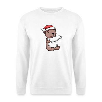 Bear Christmas - Unisex Sweatshirt - white - Front