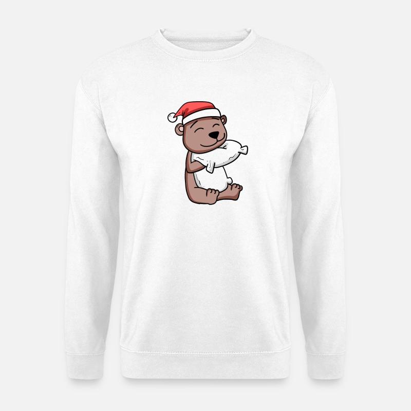 Bear Christmas - Unisex Sweatshirt - white