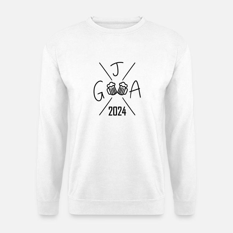 2024 Junggesellenabschied Crew Feier - Unisex Pullover - Weiß