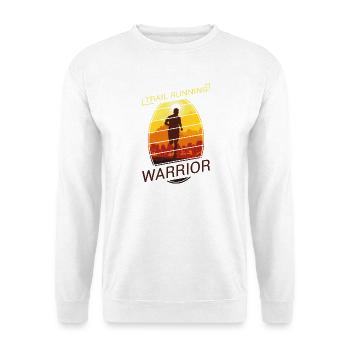 Trail Running Laufen Berge Joggen Geschenk - Unisex Pullover - Weiß - Vorne