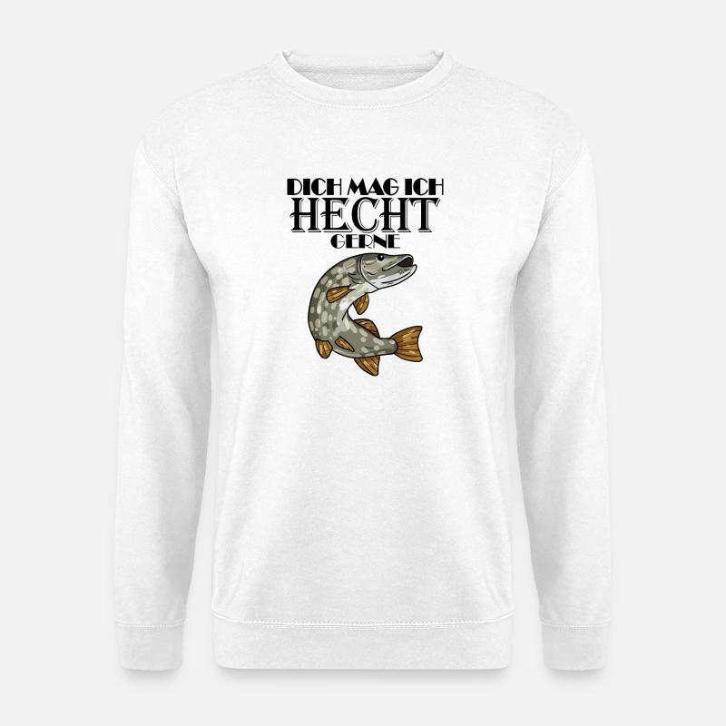 Hecht - Unisex Pullover - Weiß