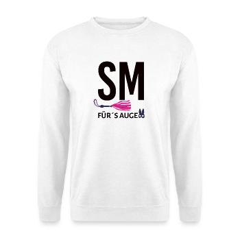Sarcasm for the Eyes Funny Saying Shirt - Unisex Sweatshirt - white - Front