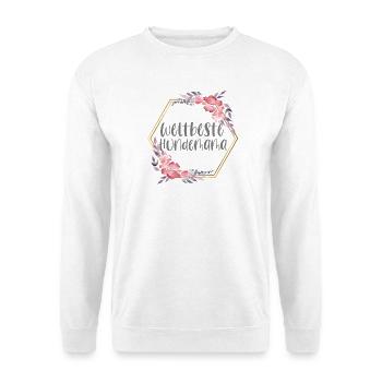 weltbeste Hundemama Hundebesitzerin Hunde Geschenk - Unisex Pullover - Weiß - Vorne