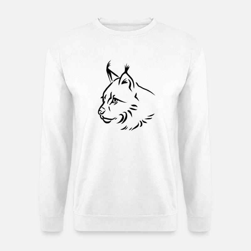 Luchs - Unisex Pullover - Weiß