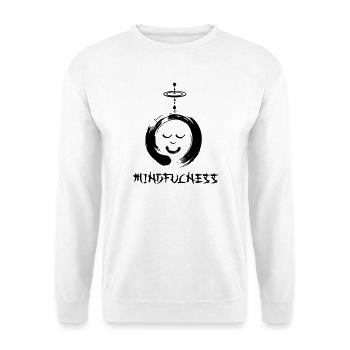 Enzo zen smiley Ensie Mindfulness - Unisex Sweatshirt - white - Front
