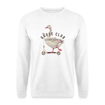 Giant Goose Skateboard Street Style Design - Sweat-shirt Unisexe - blanc - Devant