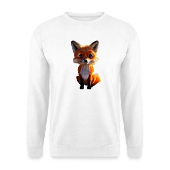 Fuchs Ich Liebe Füchse Rotfuchs Wilder Süßer Fuchs - Unisex Pullover - Weiß - Vorne