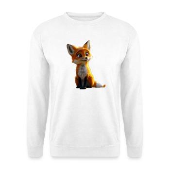 Fuchs Ich Liebe Füchse Rotfuchs Wilder Süßer Fuchs - Unisex Pullover - Weiß - Vorne