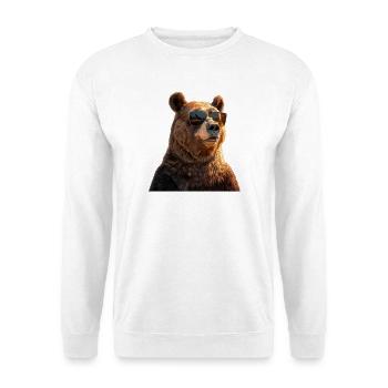 Brown Bear, Grizzly Bear, Bear Brothers, Dad, Wild Bears - Unisex Sweatshirt - white - Front