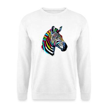 Zebra - Unisex Sweatshirt - white - Front