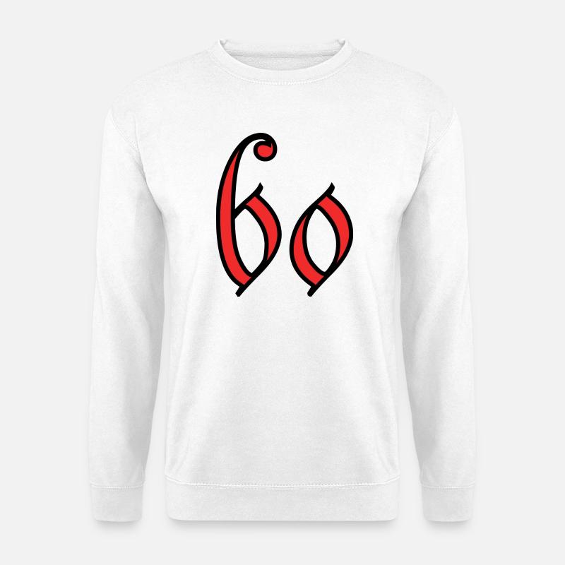 60 - Unisex Pullover - Weiß