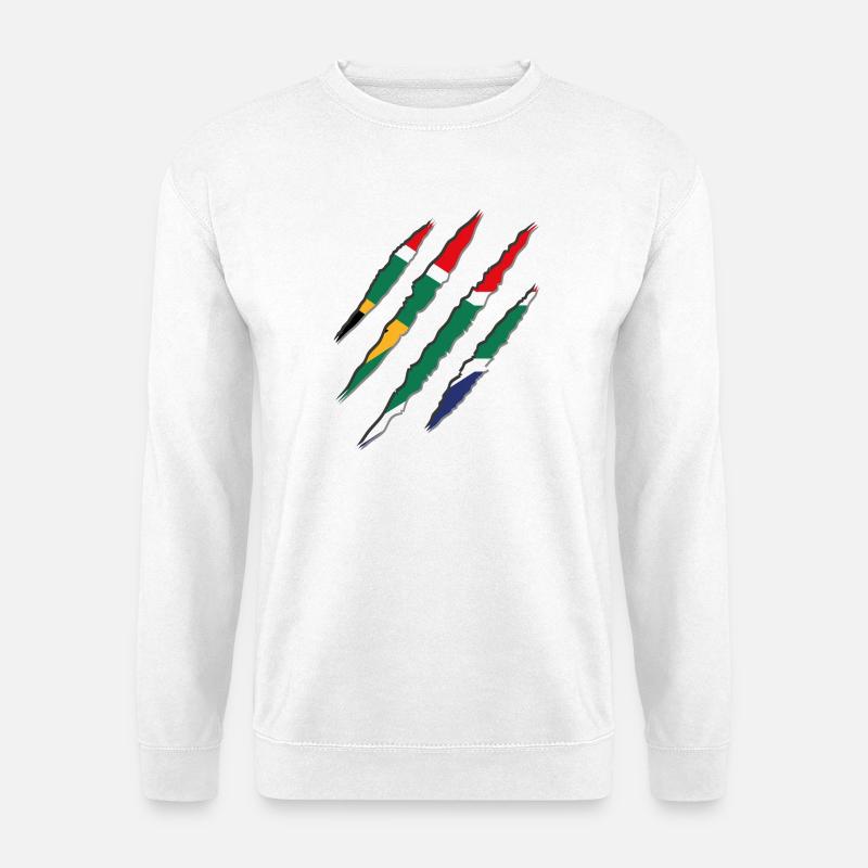 Südafrika Krallen - Unisex Pullover - Weiß