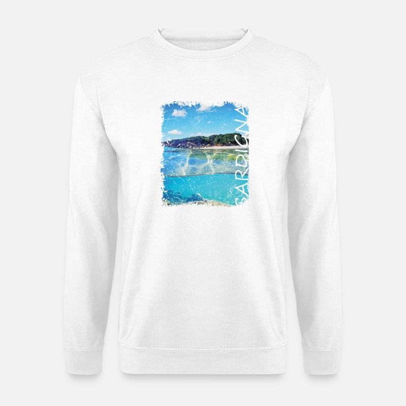 Sardinien Sardigna - Unisex Pullover - Weiß