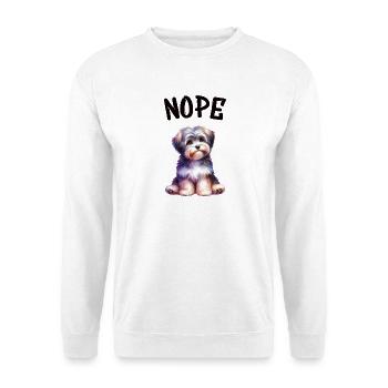 Havanese Nope Doggy Play of Colors - Unisex Sweatshirt - white - Front