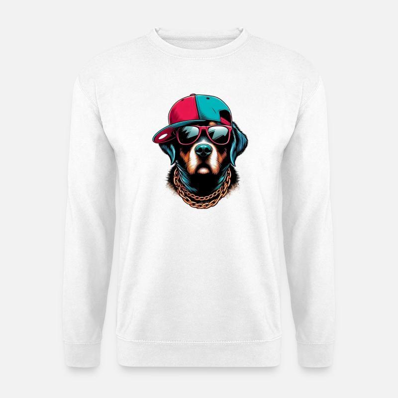 Hund - Unisex Pullover - Weiß