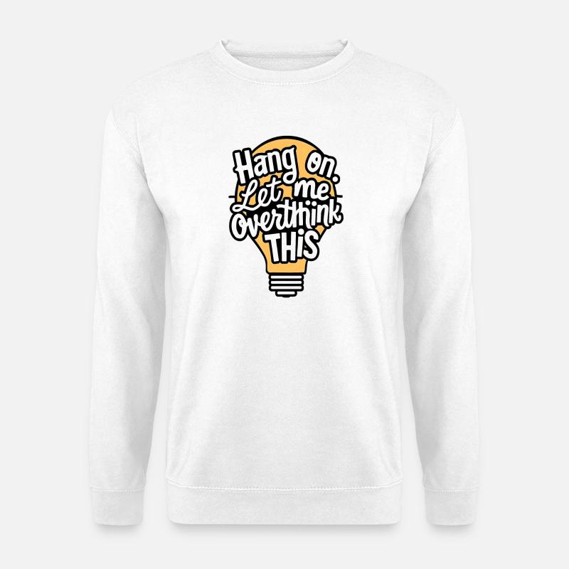 Creative Idea Lamp Design - Unisex Sweatshirt - white