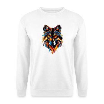 Wolf Motif Wolves Wolf Pack Gray Wolfhound Wolf - Unisex Sweatshirt - white - Front